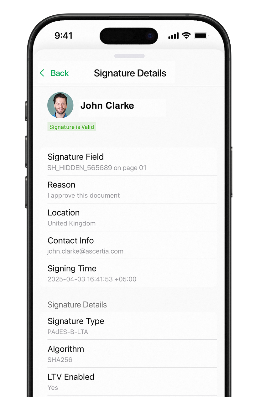 SigningHub Dashboard